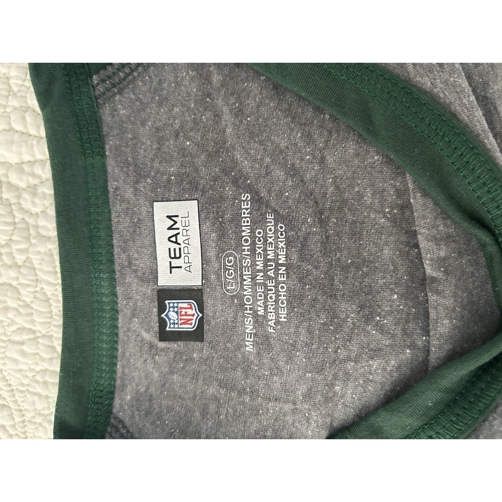 NFL Team Apparel Green Bay Packers Long Sleeve Green And Gray Men's Large - Picture 3 of 4